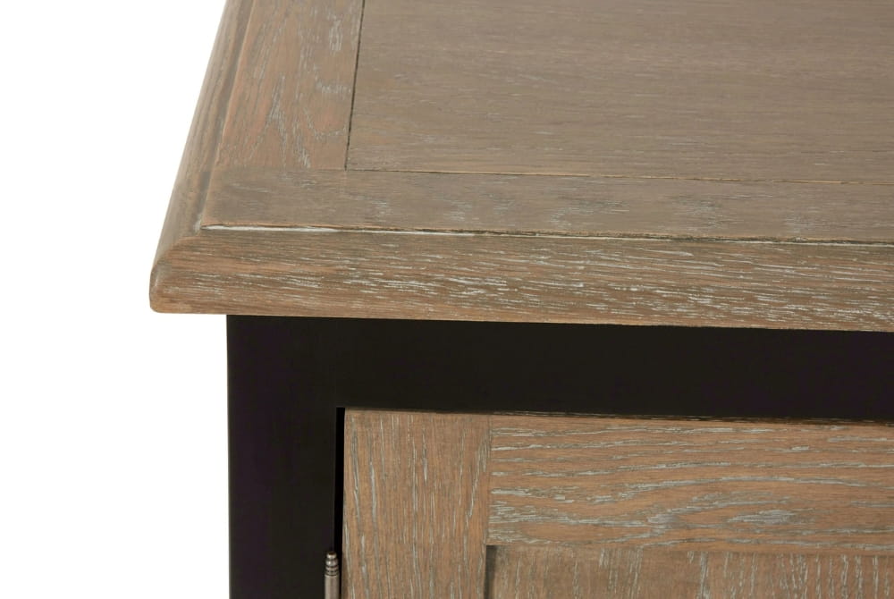 Riviera Grey Wash and Antique Black Sideboard