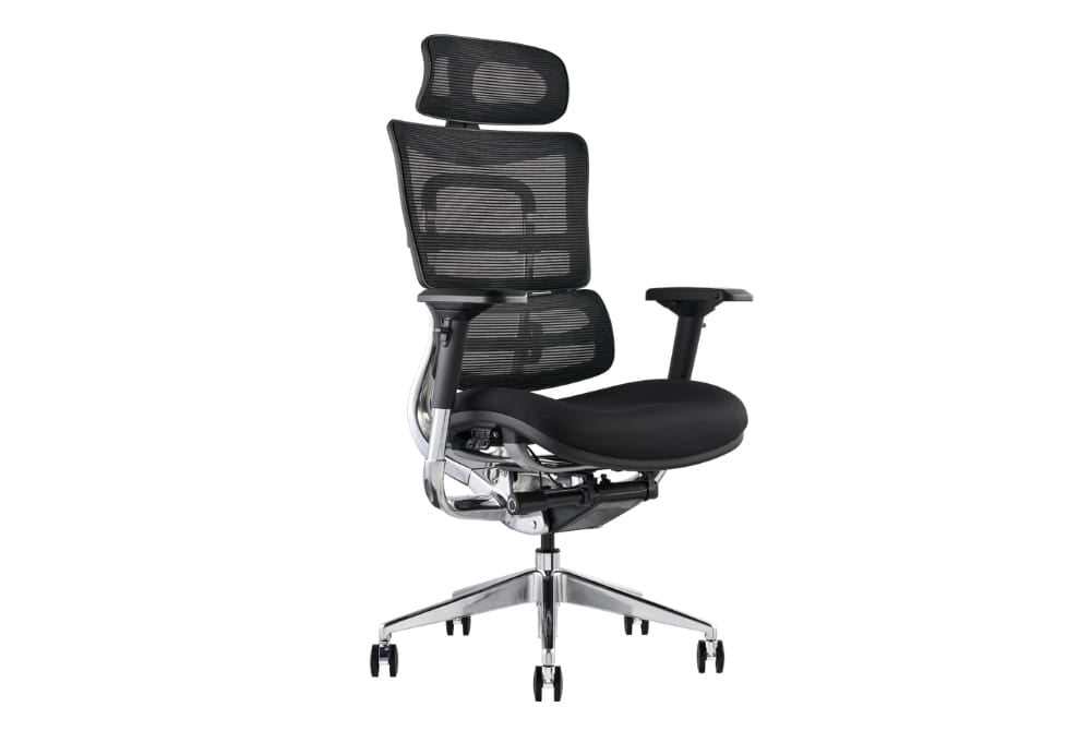 Hood i29 Ergonomic Chair - Fabric & Mesh Upholstered Office Chair
