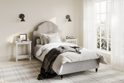 Monterey Light Grey Single Bed