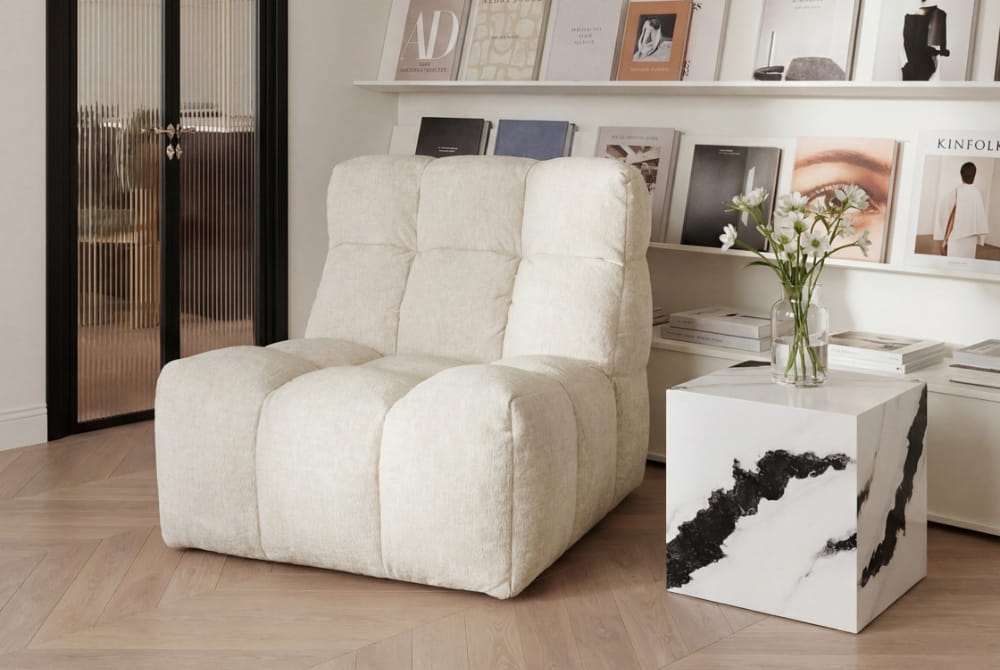 Ace Ivory Swivel Chair