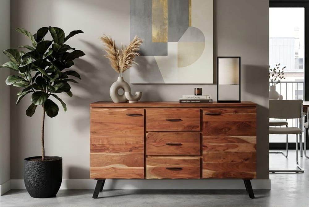 Amalfi Large Acacia Sideboard