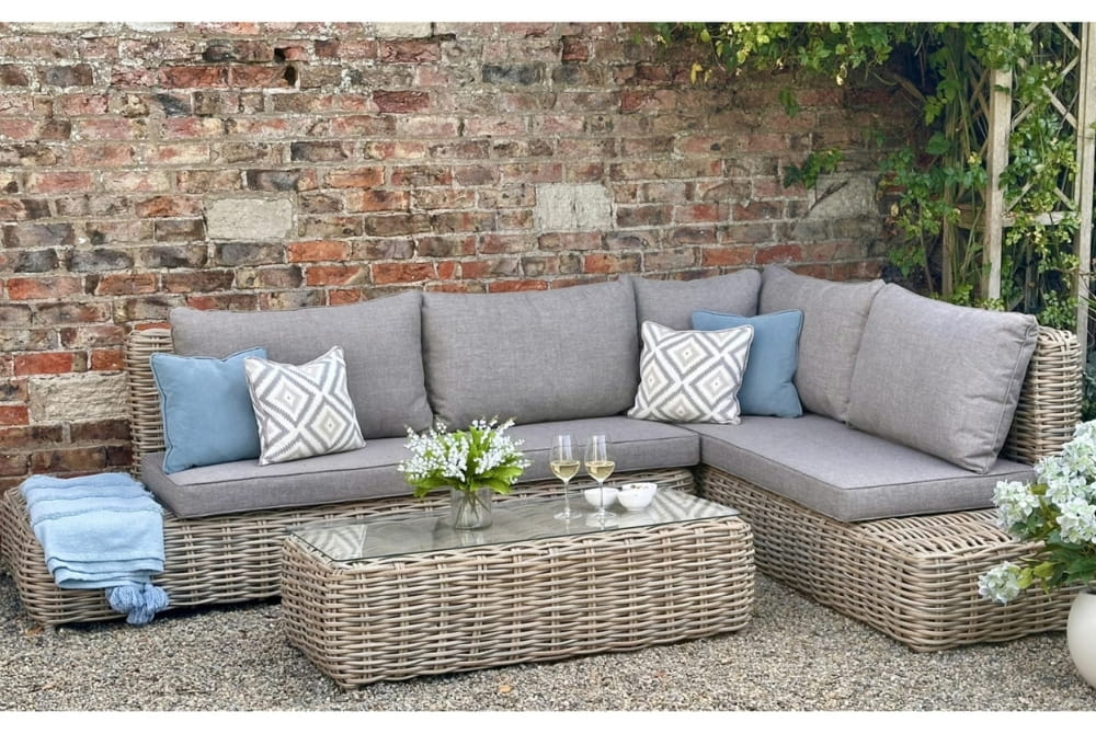 Amalfi Collection Outdoor Large Corner Set