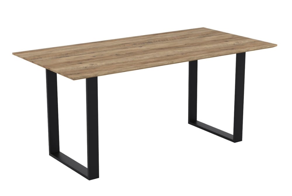Antibes Russet & Black Dining Table