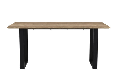Antibes Russet & Black Dining Table