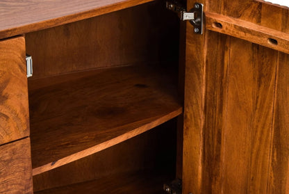Aurelia Two Door Three Drawer Mango Wood Oval Sideboard