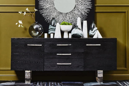 Beaumont Black Elm Wood Sideboard