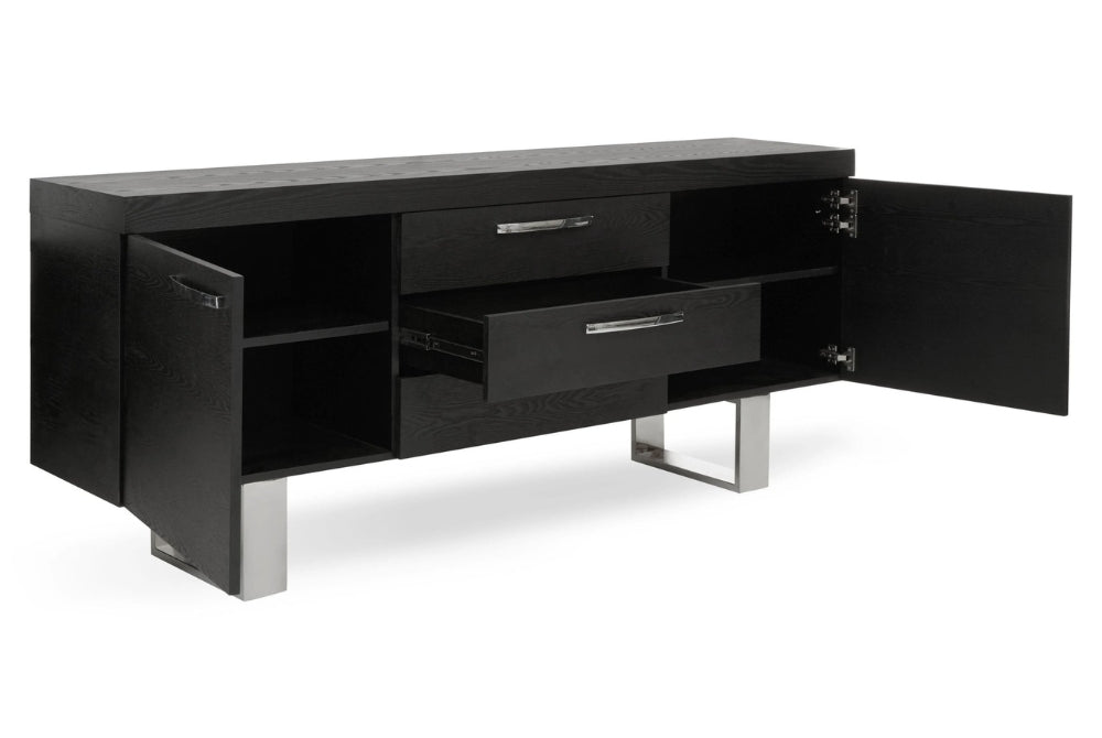 Beaumont Black Elm Wood Sideboard
