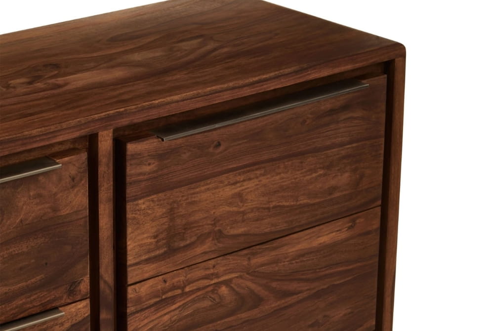 Bellagio Two Door Three Drawer Sheesham And Acacia Wood Sideboard