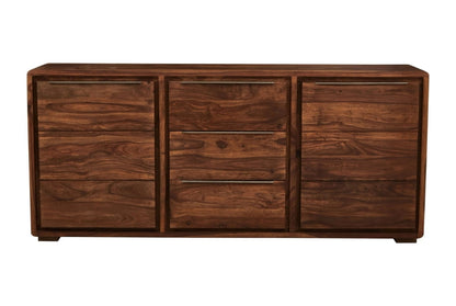 Bellagio Two Door Three Drawer Sheesham And Acacia Wood Sideboard