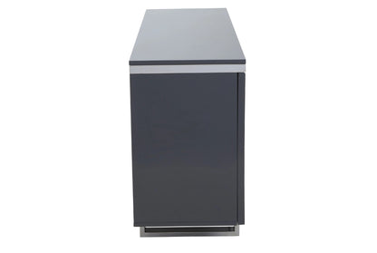Berkeley Four Door Grey Gloss Finish Sideboard