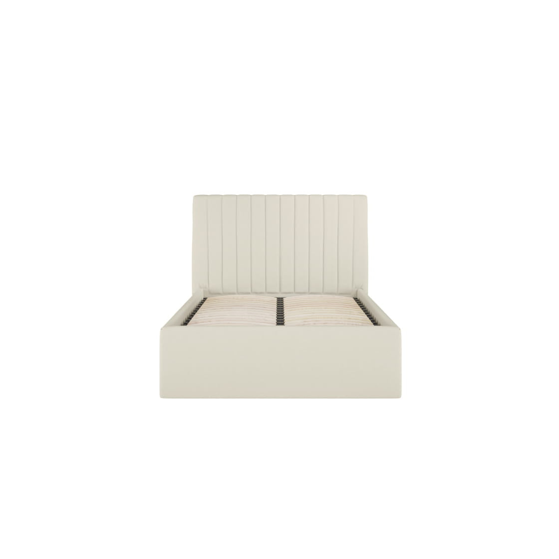 Berlin Milk Upholstered Ottoman Bed