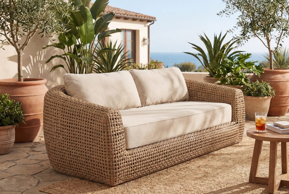 Bloom Brown Outdoor Sofa