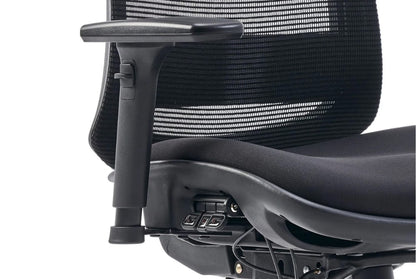 Hood C19 Ergonomic Chair - Mesh Back & Fabric Upholstered Office Chair