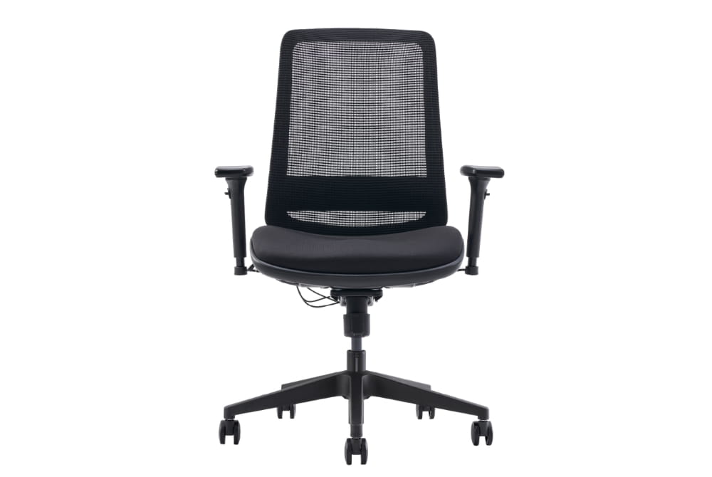 Hood C19 Ergonomic Chair - Mesh Back & Fabric Upholstered Office Chair