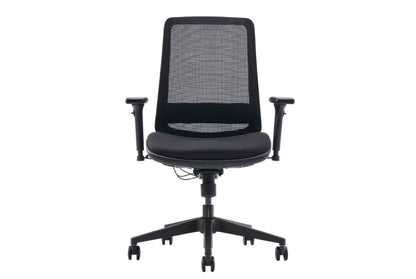 Hood C19 Ergonomic Chair - Mesh Back & Fabric Upholstered Office Chair