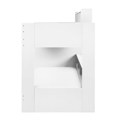 Camelot Staircase Bunk Bed All White
