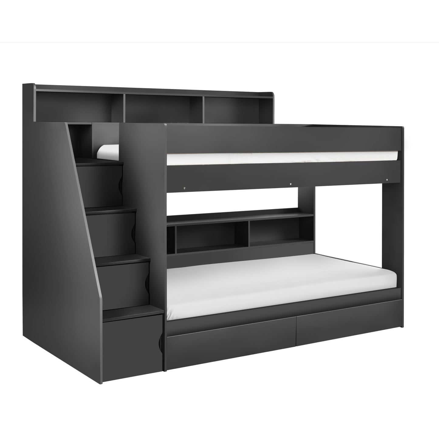 Camelot Staircase Bunk Bed - Anthracite 