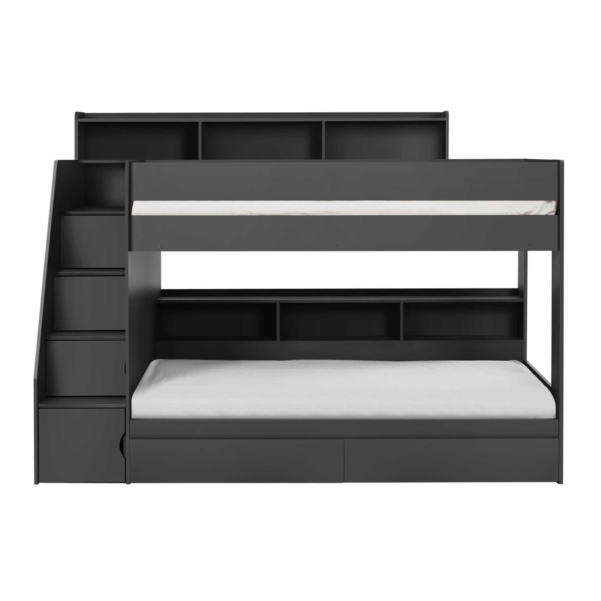 Camelot Staircase Bunk Bed - Anthracite 