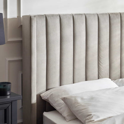 Clara Light Grey Ottoman TV Bed