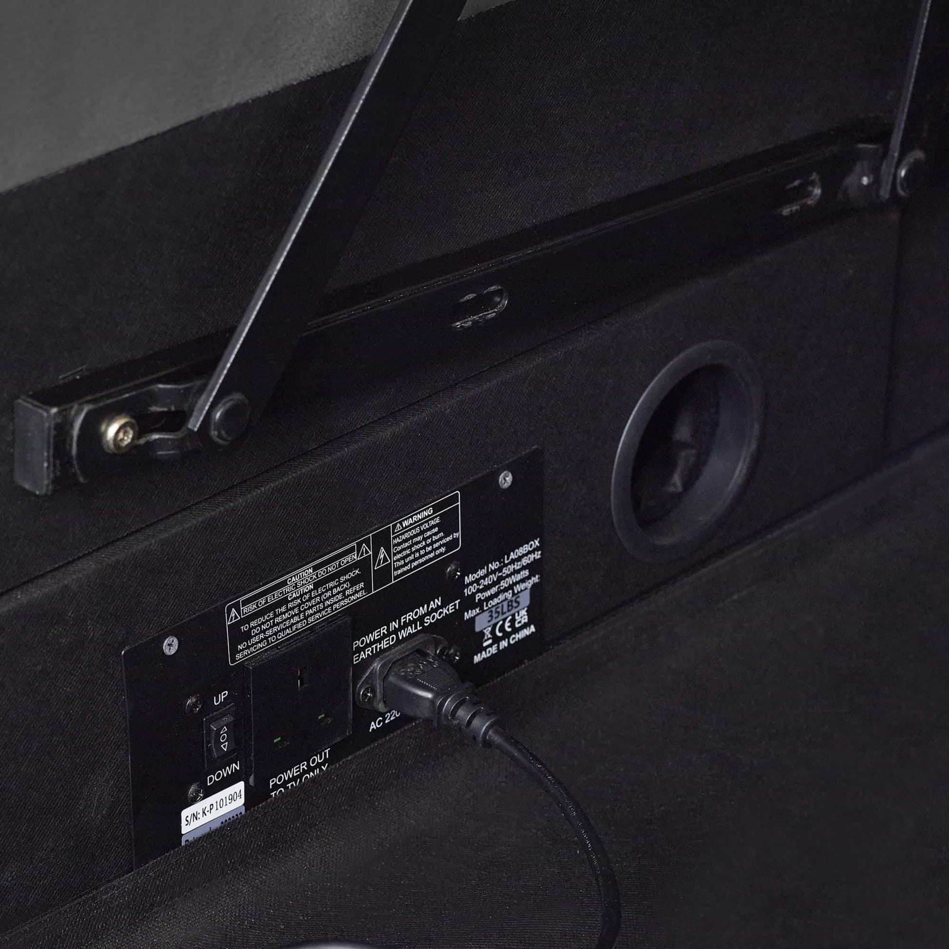 Clara Dark Grey Ottoman TV Bed