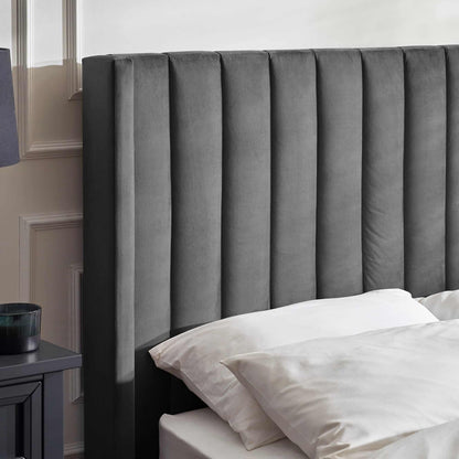 Clara Dark Grey Ottoman TV Bed