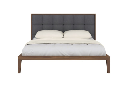Calla Bed in Walnut/Grey King