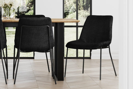 Carlo Black Dining Chair x 2