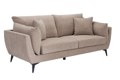 Carter Taupe 3 Seater Sofa