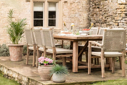 Chilford Solid Table & Dining Chair Set - Acacia Wood Natural (Large)