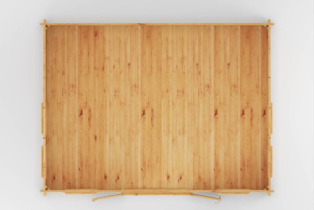 The Clock Tower Log Cabin 5.3m x 4m - 44mm Thickness