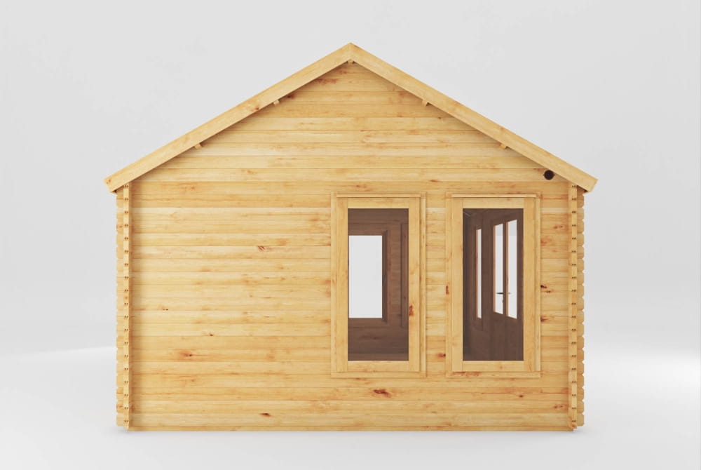 The Clock Tower Log Cabin 5.3m x 4m - 44mm Thickness