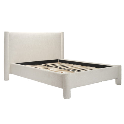 Dena Snow Upholstered Double Bed