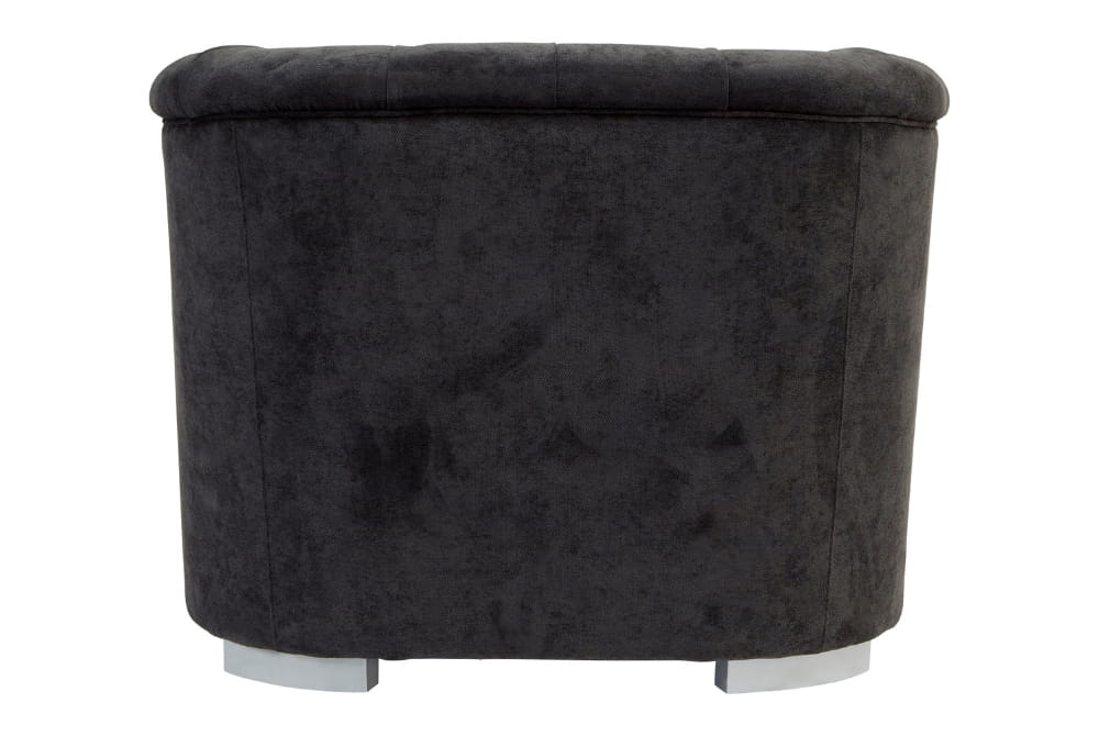 Fenton Black Fabric Armchair