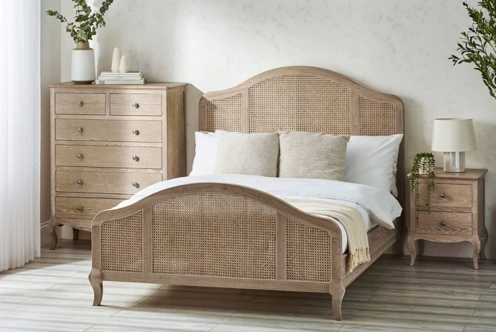 Fleur Rattan Bed