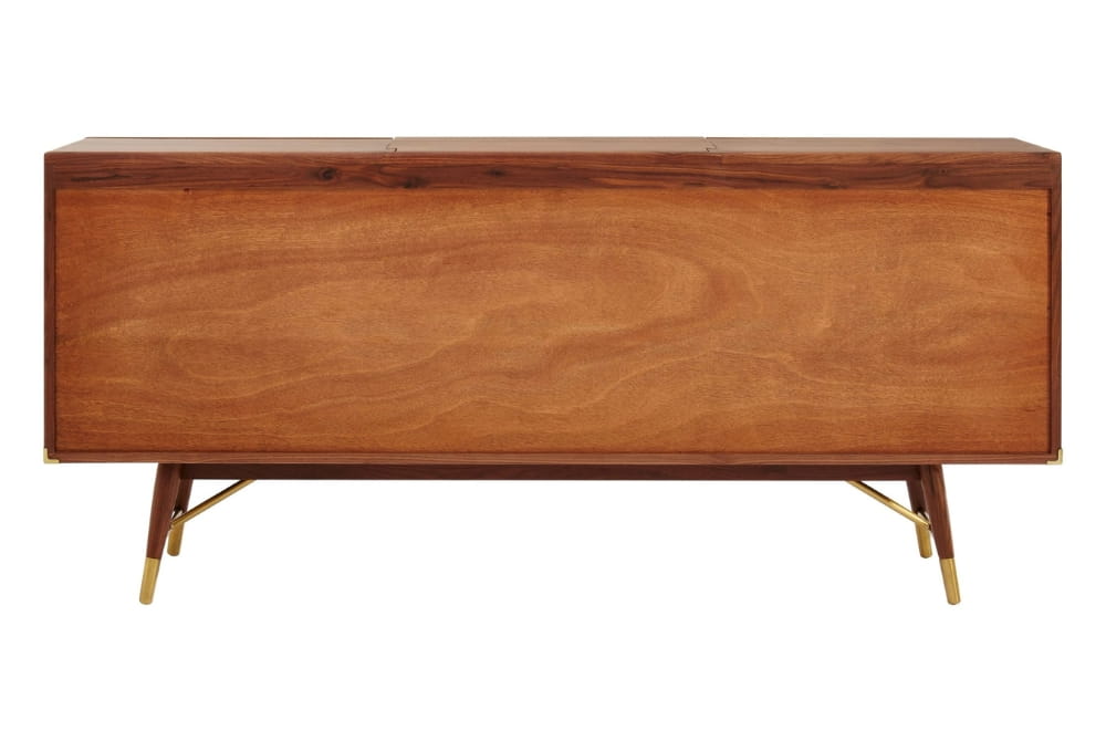 Florence Walnut Wood 2 Door and Drawers Sideboard