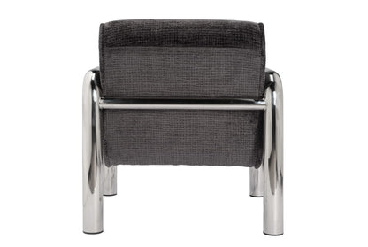 Haider Black Accent Chair