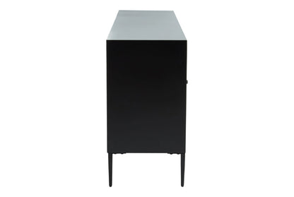 Harrington Grey Wash Recycled Pine Wood 4 Door Sideboard