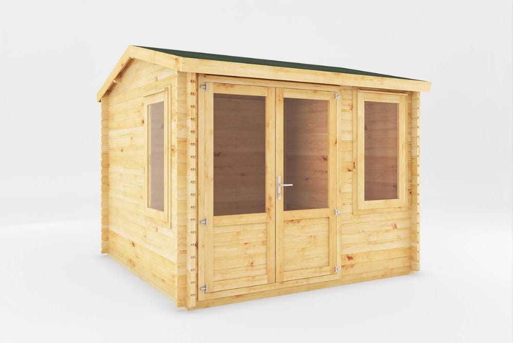 The Home Office Elite Log Cabin 3m x 3m