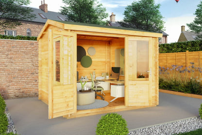 The Home Office Elite Log Cabin 3m x 3m