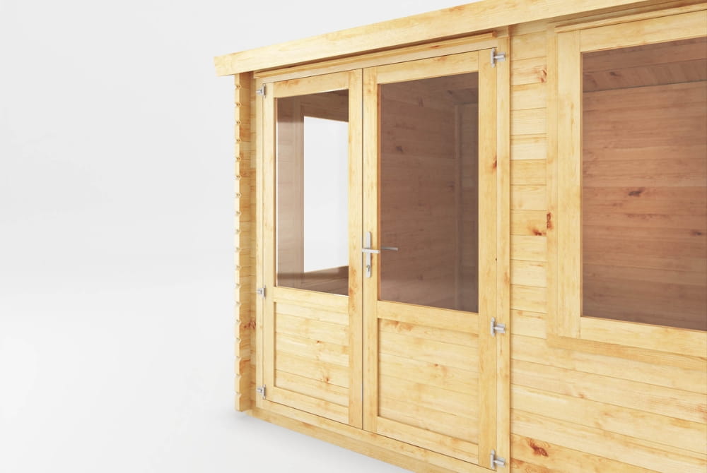 The Home Office Elite Log Cabin 3m x 3m