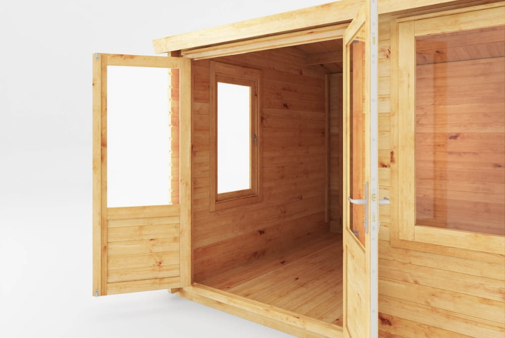 The Home Office Elite Log Cabin 3m x 3m