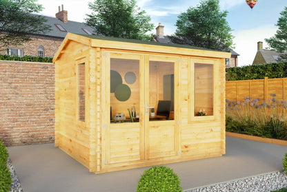 The Home Office Elite Log Cabin 3m x 3m