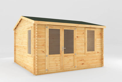 The Home Office Elite Log Cabin 4m x 4m