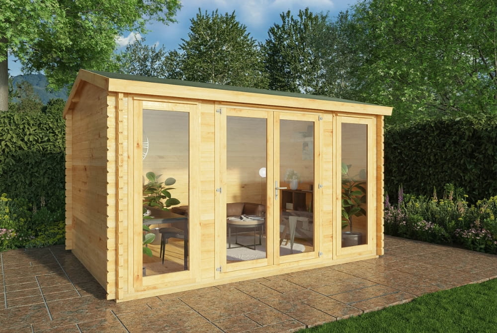 The Home Office Studio Log Cabin 4m x 3m