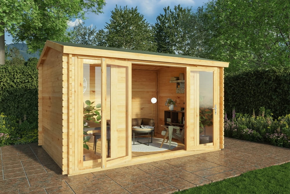 The Home Office Studio Log Cabin 4m x 3m