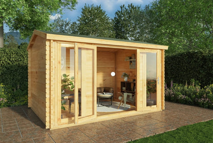 The Home Office Studio Log Cabin 4m x 3m