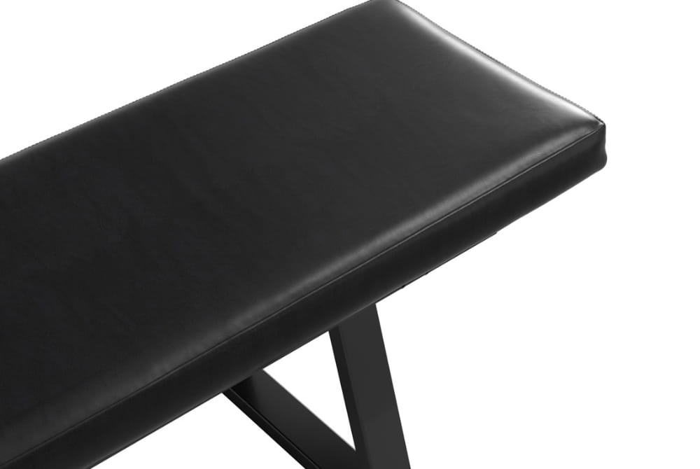 Hyde Natural and Black Dining Table with Hyde Benches