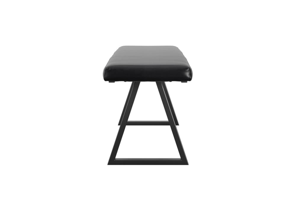 Hyde Natural and Black Dining Table with Hyde Benches