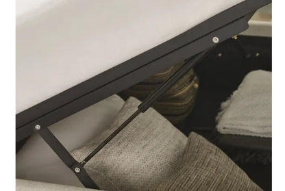 Maddock Beige Ottoman Bed