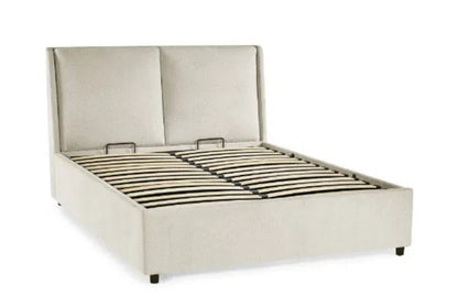 Maddock Beige Ottoman Bed